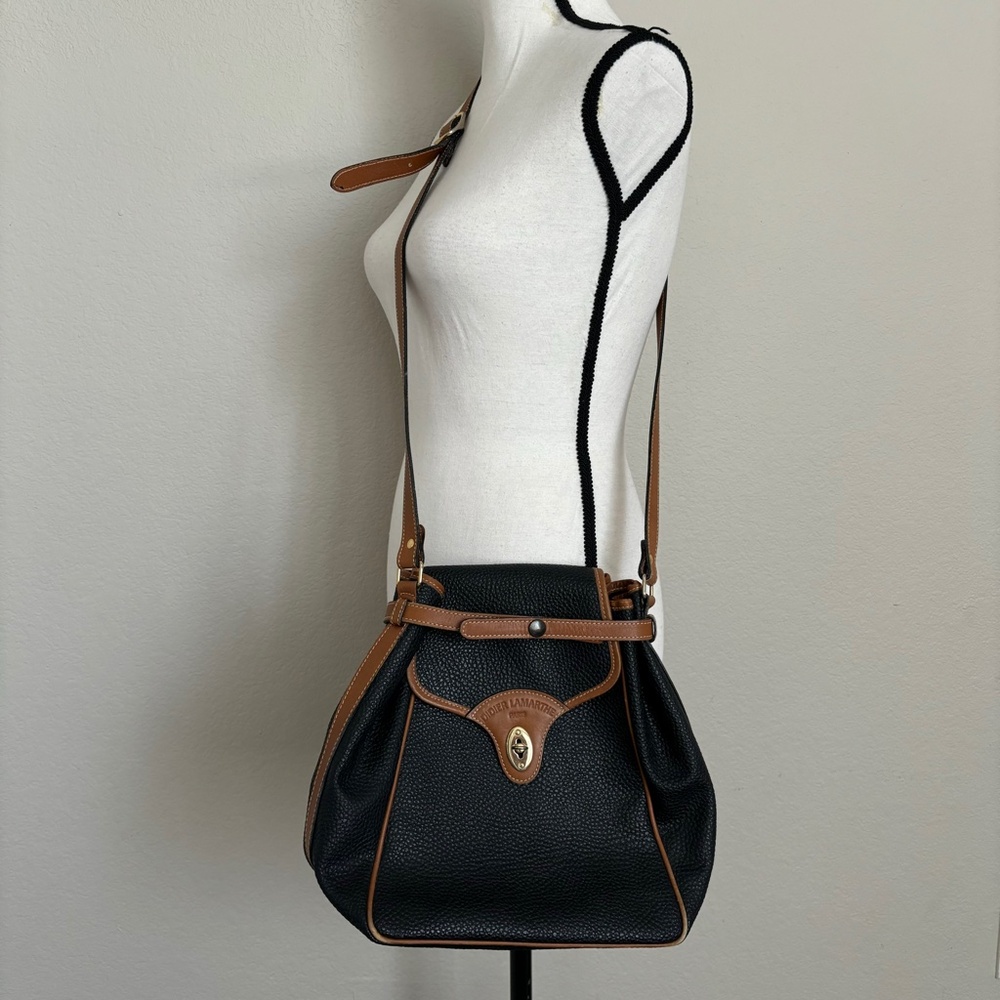 Black and Brown Crossbody Bag